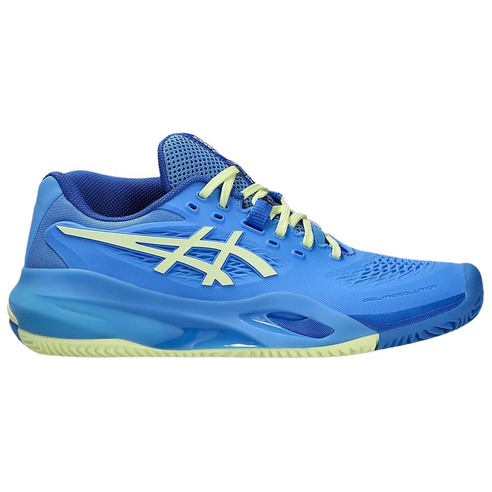 ASICS Gel Resolution X Clay Blue Coast Huddle Yellow Women’s