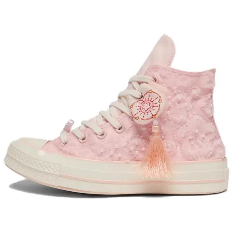Converse 1970s Breathable High top Canvas Shoes Women's Light Pink