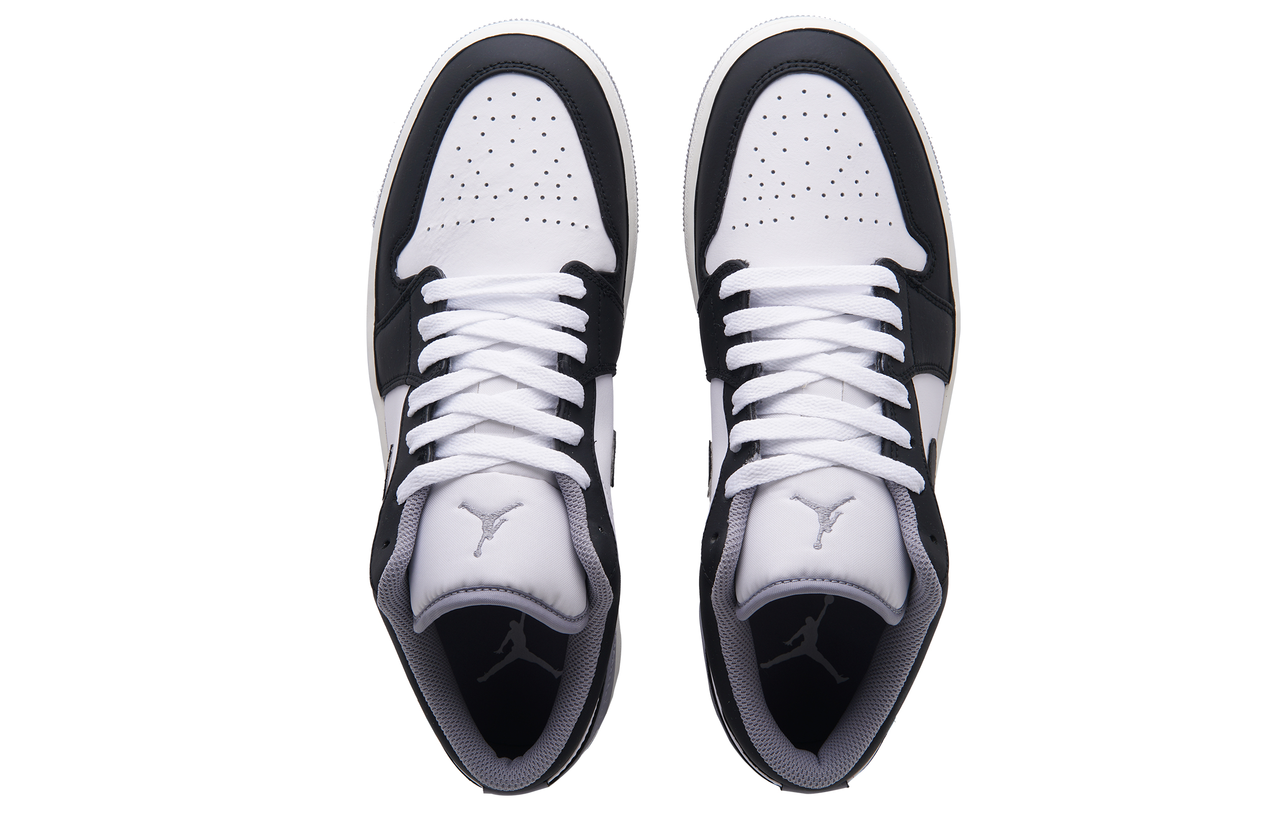 Jordan Air Jordan 1 Wear resistant And Lightweight Low top Vintage Basketball Shoes Men’s Black Gray
