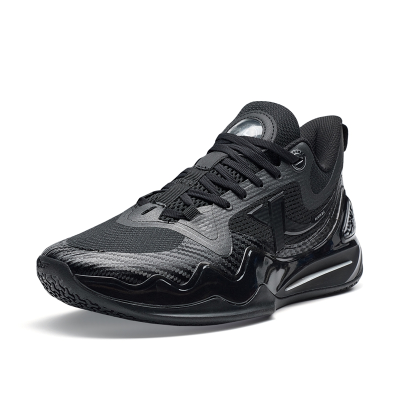 XTEP Slip Resistant Abrasion Resistant Low top Basketball Shoes Men’s Black