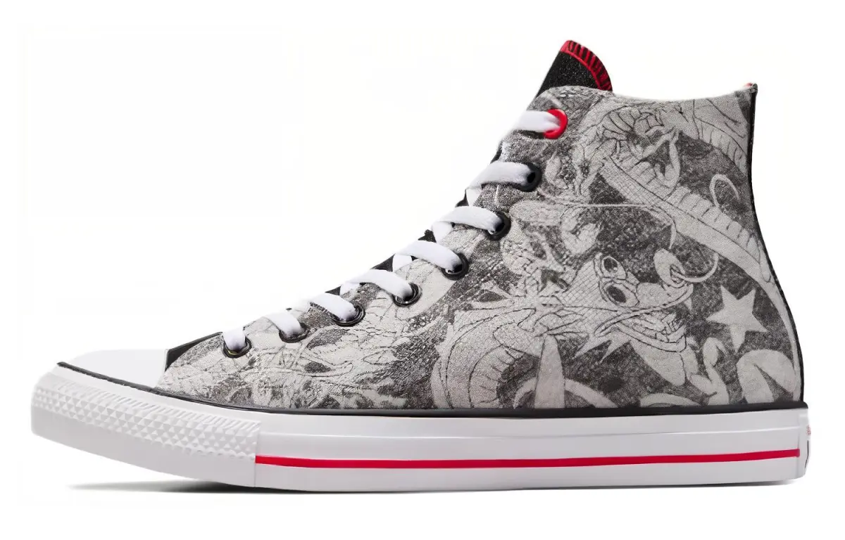 Converse Chuck Taylor All Star Yotd High Top 'Dragon Graphic Black White'