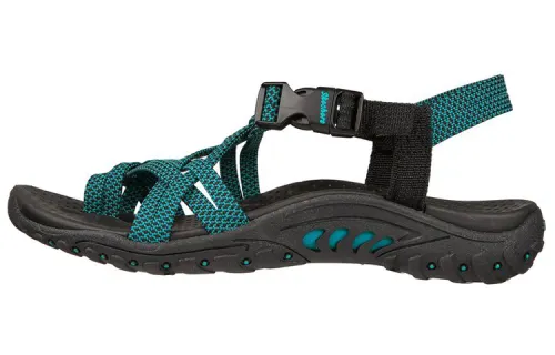 Skechers Beach Sandals Women's Cyan/Black