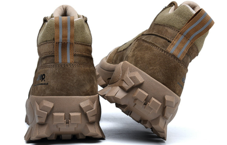 Jeep Mountaineering & Hiking Shoes Men’s High Top Khaki