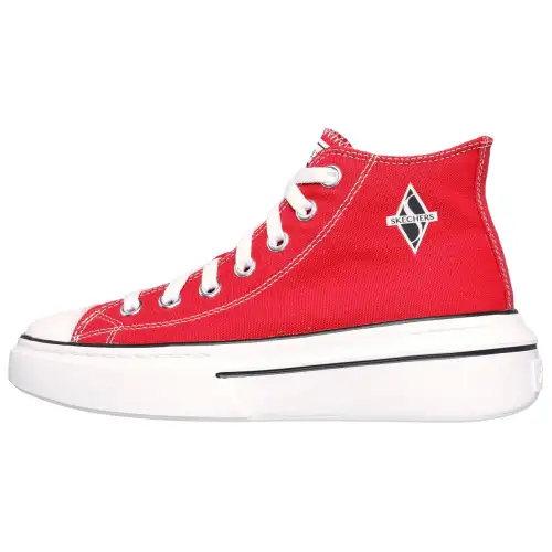 Skechers Cordova Classic Mid top Canvas Shoes Women's Red