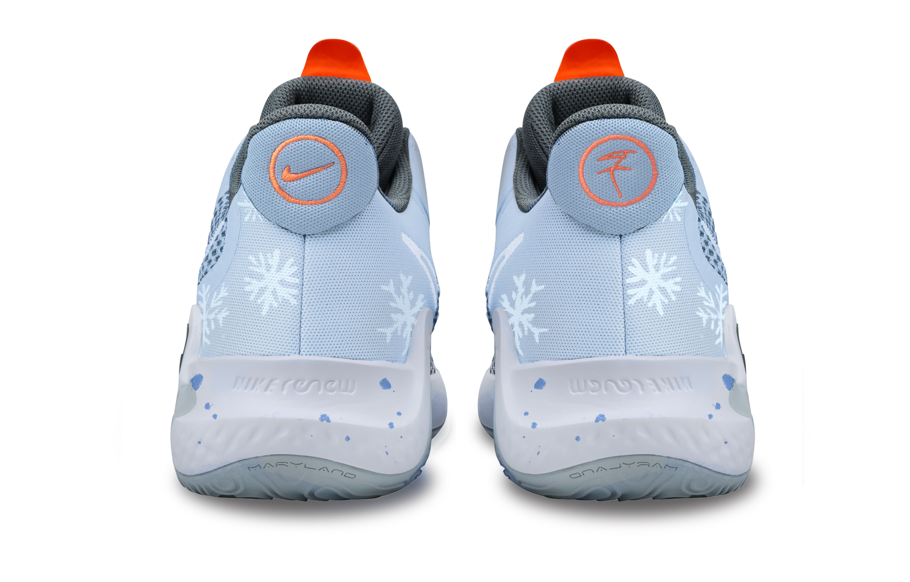 Nike KD Trey 5 IX Cushioning Abrasion Resistant Impact Resistant Super Light Mid top Basketball Shoes Unisex Sky Blue