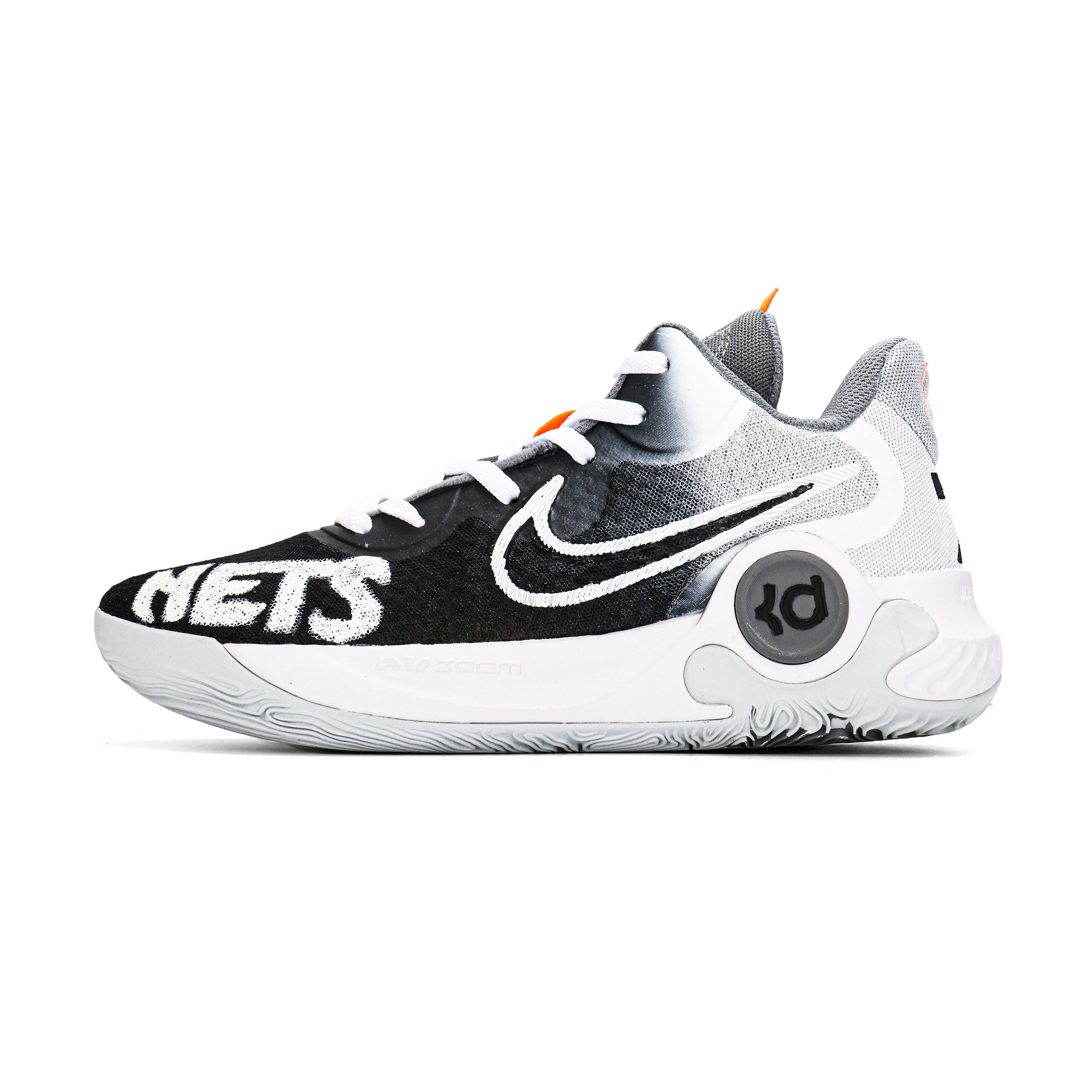 Nike KD Trey 5 IX 7&11 High End Box Cushioning, Wear Resistant Mid top Basketball Shoes Unisex Black White