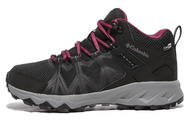 Columbia Abrasion Resistant Slip Resistant Abrasion Resistant Slip Resistant Mid top Outdoor Shoes Women's Black