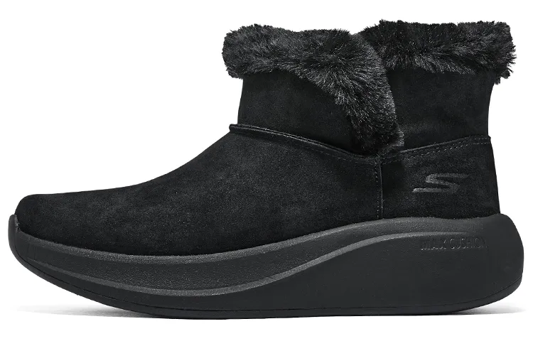 Skechers Max Cushioning Essential Thermal Abrasion Resistant Comfortable Crew Snow Boots Women's Black