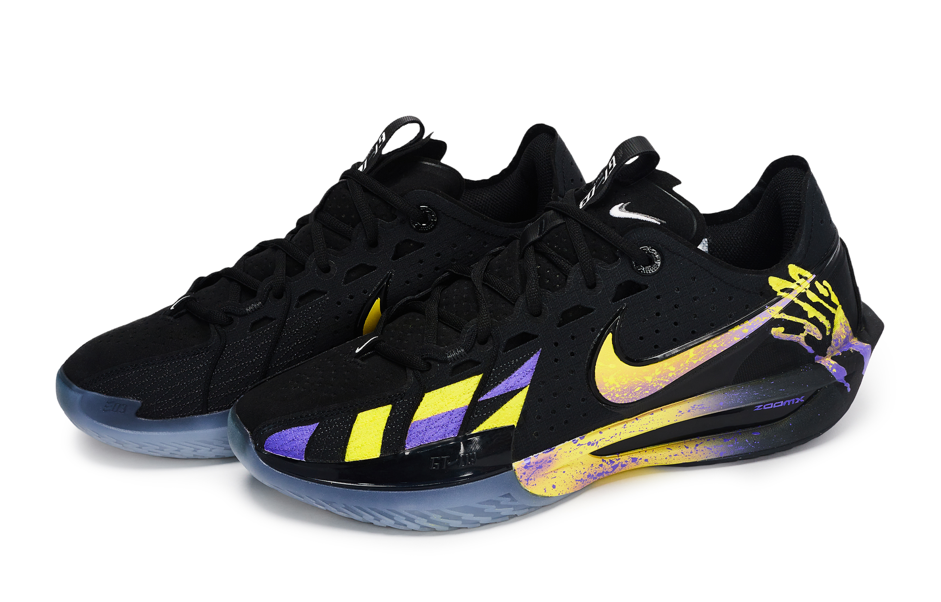 Nike G.T. Cut 3 811 Manufacturing, Golden Peak Purple Aura, Special Shoe Box Abrasion Resistant Abrasion Resistant