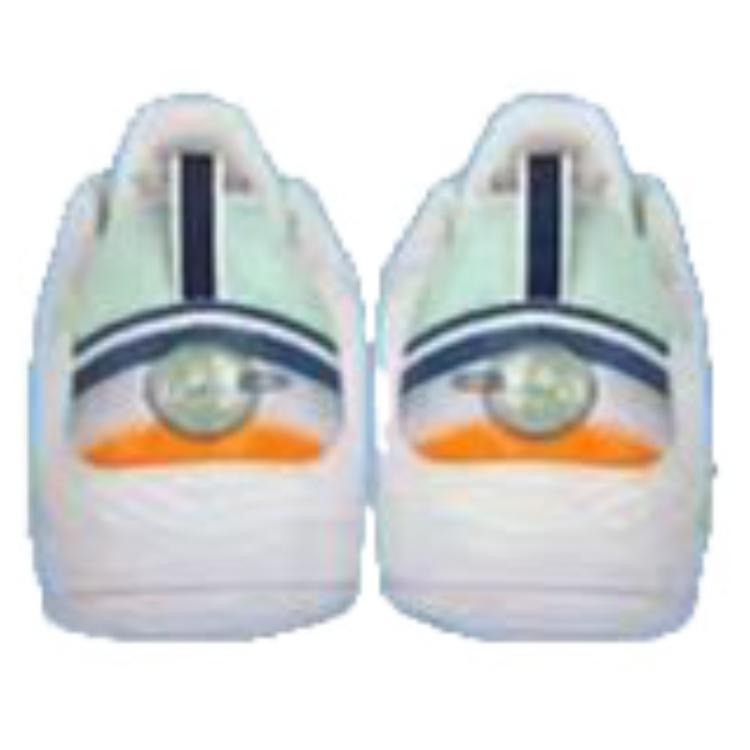 VICTOR Slip Resistant Abrasion Resistant Low top Badminton Shoes Unisex White Green