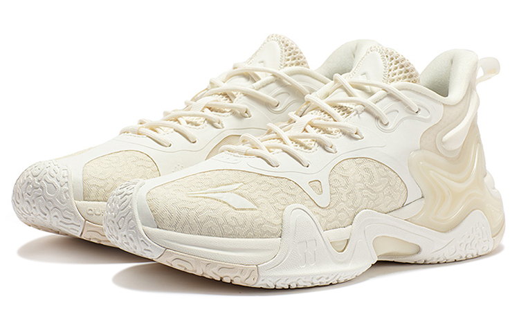 361° LAVA 2.0 Foam Abrasion Resistant Slip Resistant Low top Performance Basketball Shoes Men’s Beige
