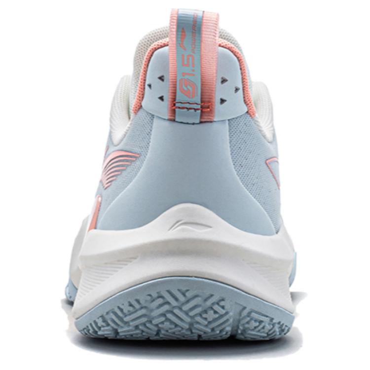Li Ning 1.5 Textile, Synthetic Leather Cushioning Abrasion Resistant Breathable Rebound Low top Basketball Shoes Men’s