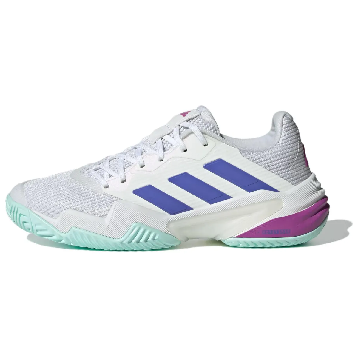 Adidas Barricade 13 Low top Tennis Shoes Women's White Blue Purple