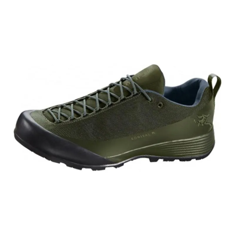 Arc'teryx KONSEAL FL 2 Abrasion Resistant Low top Mountaineering & Hiking Shoes Men's Green Gray