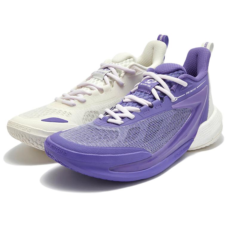 361° ONE MOTION Cushioning Slip Resistant Breathable Low top Basketball Shoes Men’s Purple White