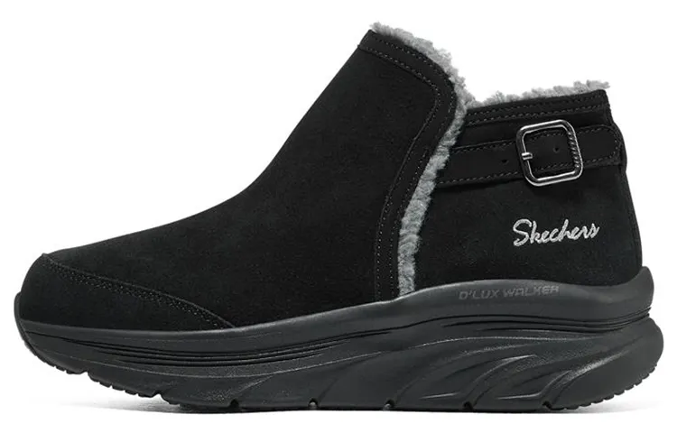 Skechers D'lux Walker Snow Boots Women's Low Top Black