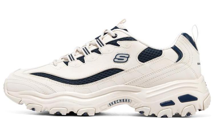 Мужские кроссовки Skechers D'LITES 1.0 (бело-синие)