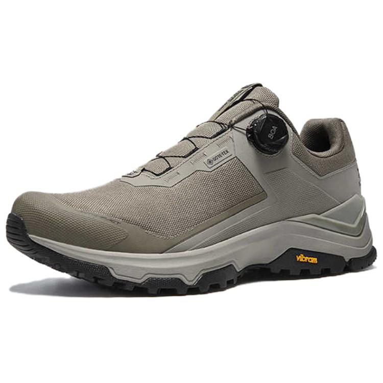 KAILAS Slip Resistant Abrasion Resistant Low top Hiking Shoes Men’s Light Gray Wide