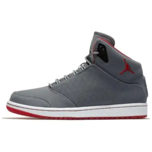 Jordan 1 Flight 5 Wolf Grey Gym Red