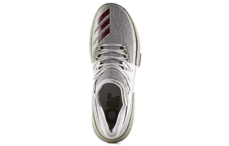Кроссовки adidas D lillard 3 West Campus (светло-коричневый / темно-красный) — Светло-коричневый / тёмно-красный — фото 5