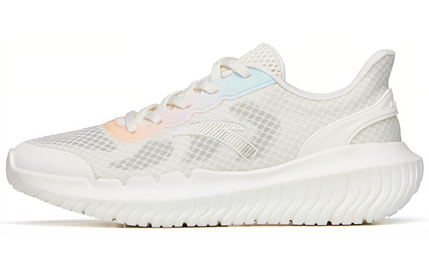 Anta Easy Collection Cushioning Slip Resistant Breathable Low top Training Shoes Women's White