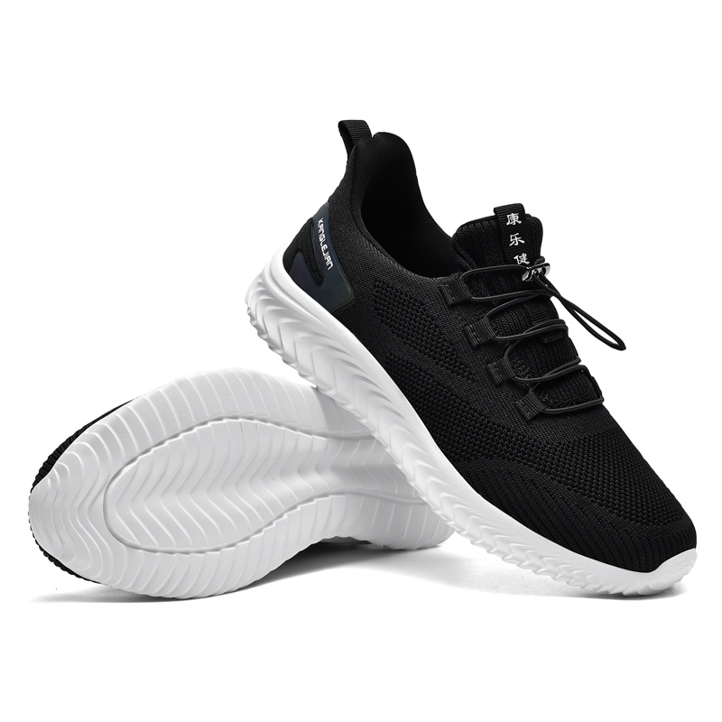 KANGLEJIAN Cushioning Moisture Wicking Rebound Lightweight Breathable Low top Casual Shoes Men’s