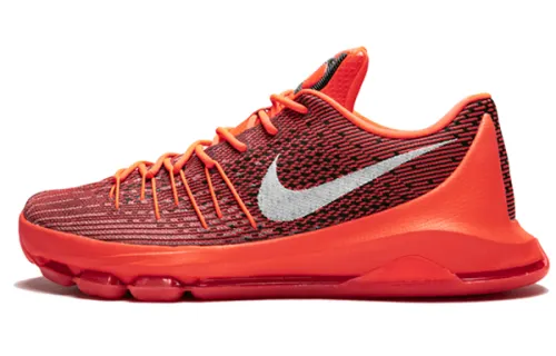 Nike KD 8 Bright Crimson V8 Comfortable and sports Anti-slip and lightweight Low-top Basketball shoes Men's Red