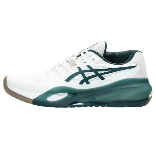 ASICS Gel Resolution X White Saxon Green