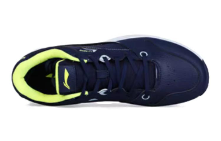 Li Ning Abrasion Resistant Breathable Abrasion Resistant Breathable Low top Tennis Shoes Men’s Blue White