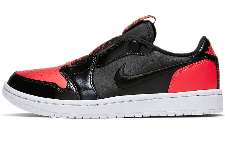 Jordan 1 Low Slip Black Hot Punch Women’s
