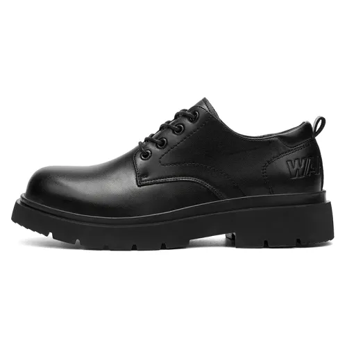 Warrior anti-slip rubber outsole, wear-resistant, fashionable, party, thick sole, heightening, formal leather shoes, men's style
