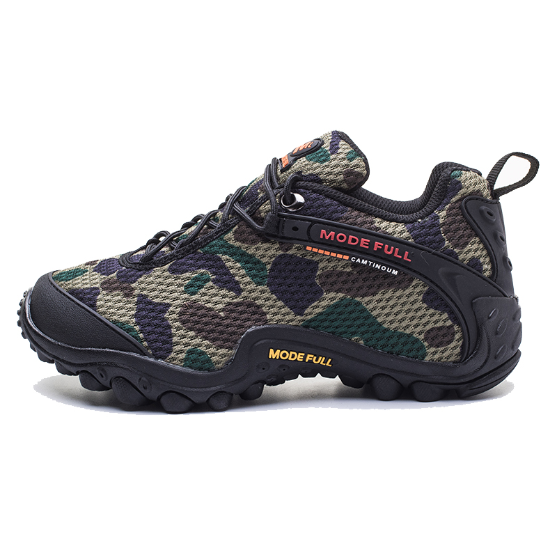 MODE FULL Comfortable Cushioning Slip Resistant Abrasion Resistant Breathable Low top Mountaineering Shoes Women’s