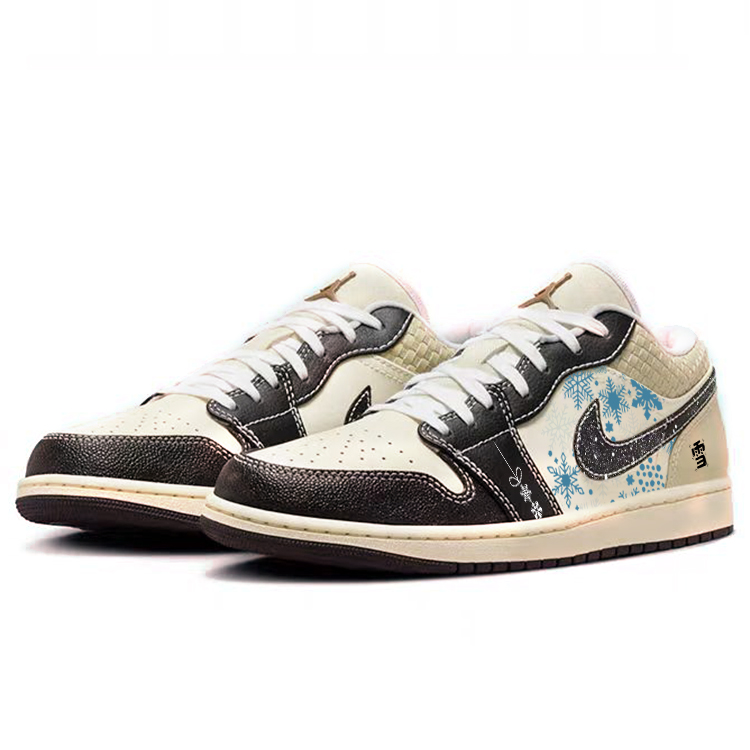 Jordan Air Jordan 1 Vintage Basketball Shoes Men’s Low Top White/Black