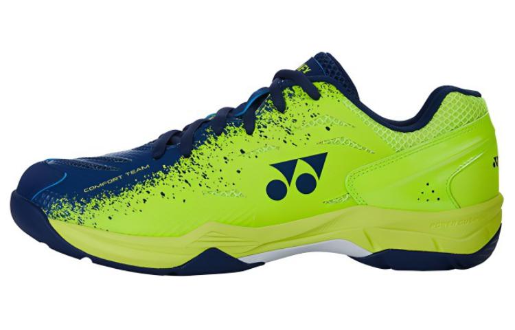 YONEX Abrasion Resistant Breathable Low top Badminton Shoes Unisex Green Blue