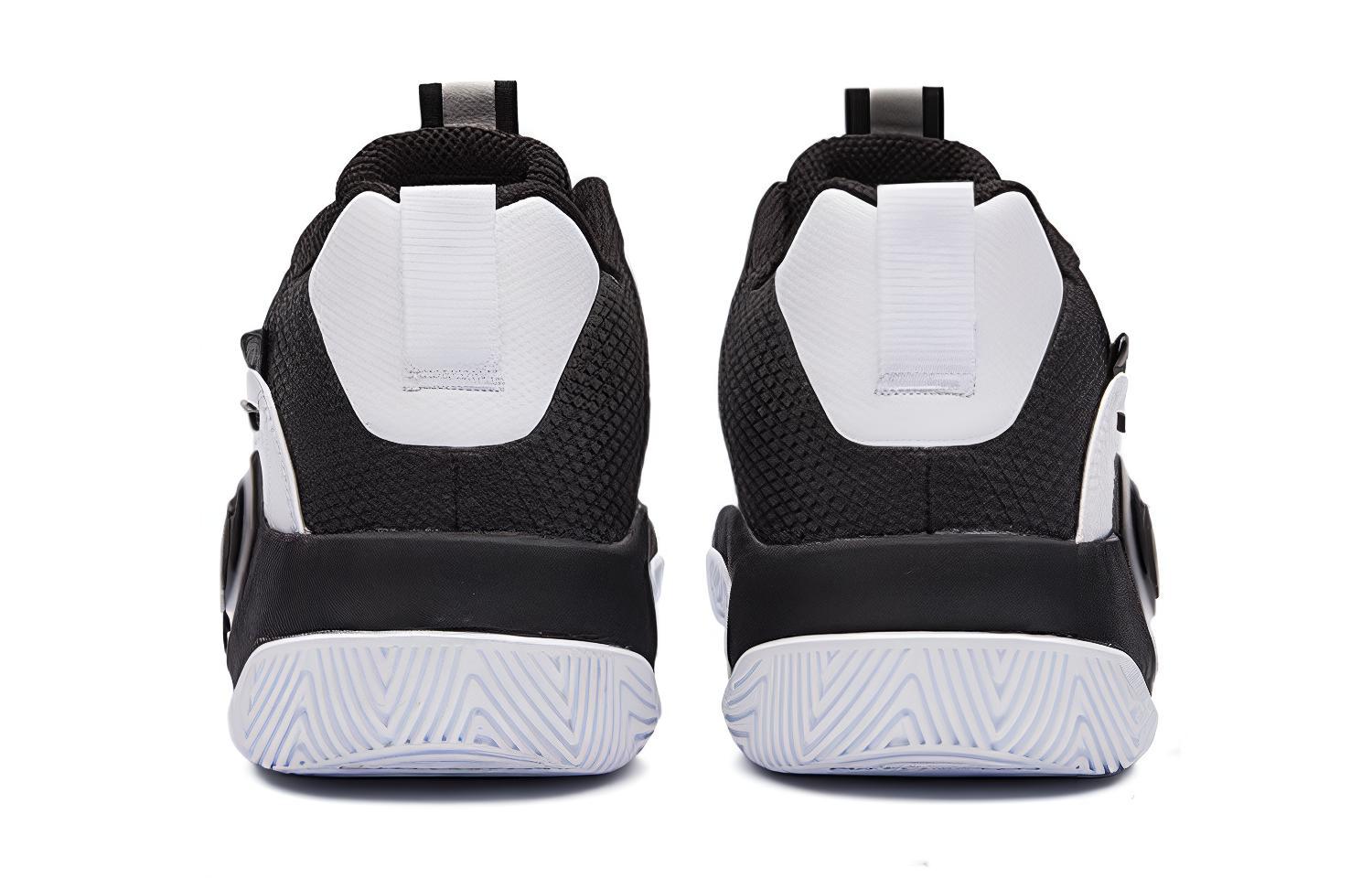 361° Ag Volley Cushioning Slip Resistant Abrasion Resistant Mid top Basketball Shoes Men’s White Black