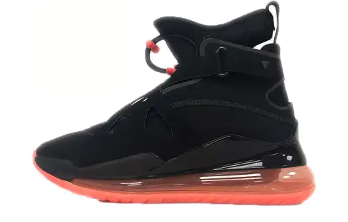 Jordan Aerospace 720 simple and versatile high-top retro basketball shoes women's black and red