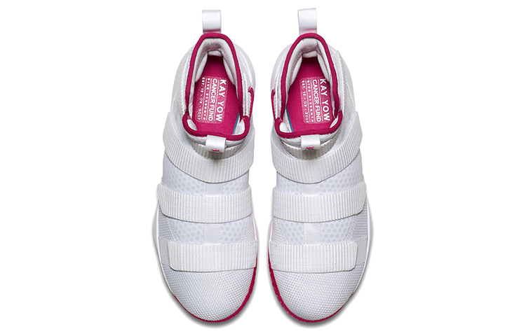 Мужские кроссовки Nike zoom soldier 11 Kay Yow 11 OG (белый / розовый) — фото 3
