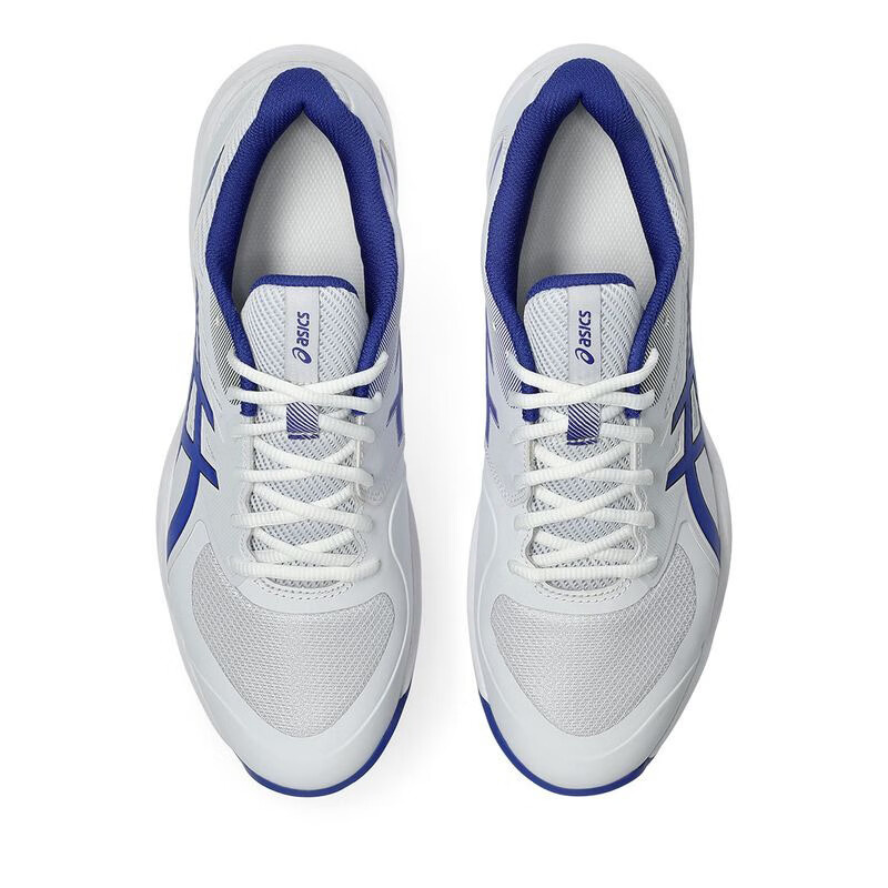 ASICS GEL GAME FF Synthetic Leather Breathable Support Low top Tennis Shoes Men’s White Blue