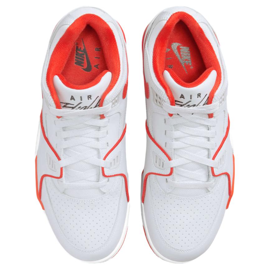 Nike Air Flight 89 Slip Resistant Abrasion Resistant Low top Basketball Shoes Men’s White Red