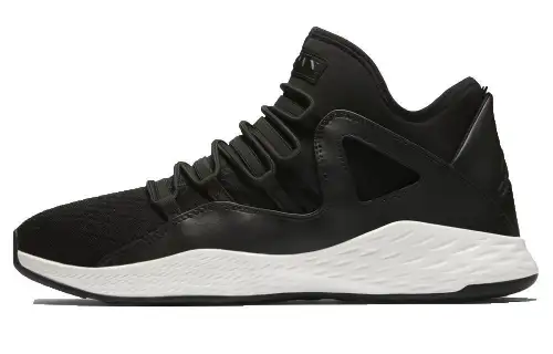 Jordan Formula 23 Black Sail non-slip lightweight low-top retro basketball shoes men's black and white