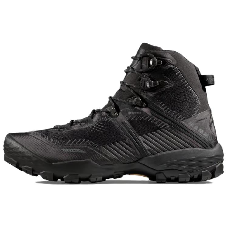 MAMMUT Ducan 2 Slip Resistant Abrasion Resistant High top Hiking Shoes Men’s Black