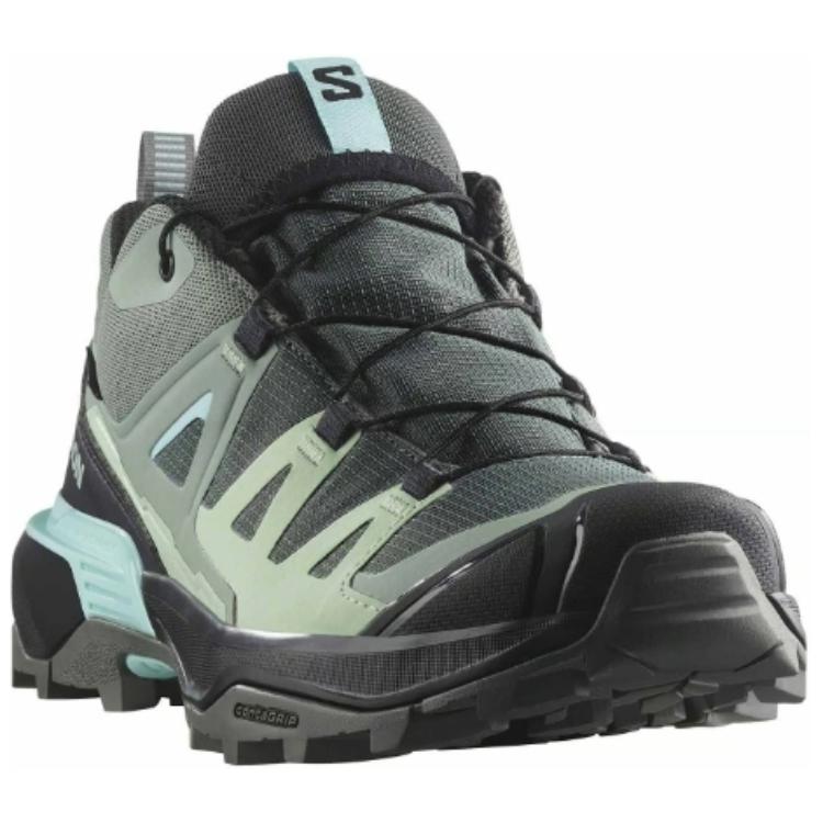 SALOMON X ULTRA 360 Slip Resistant Abrasion Resistant Low top Mountaineering Shoes Women’s Green Gray