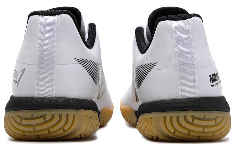 Li Ning Shadow Speed Pro Rubber Low top Slip Resistant Abrasion Resistant Badminton Shoes Unisex Black White