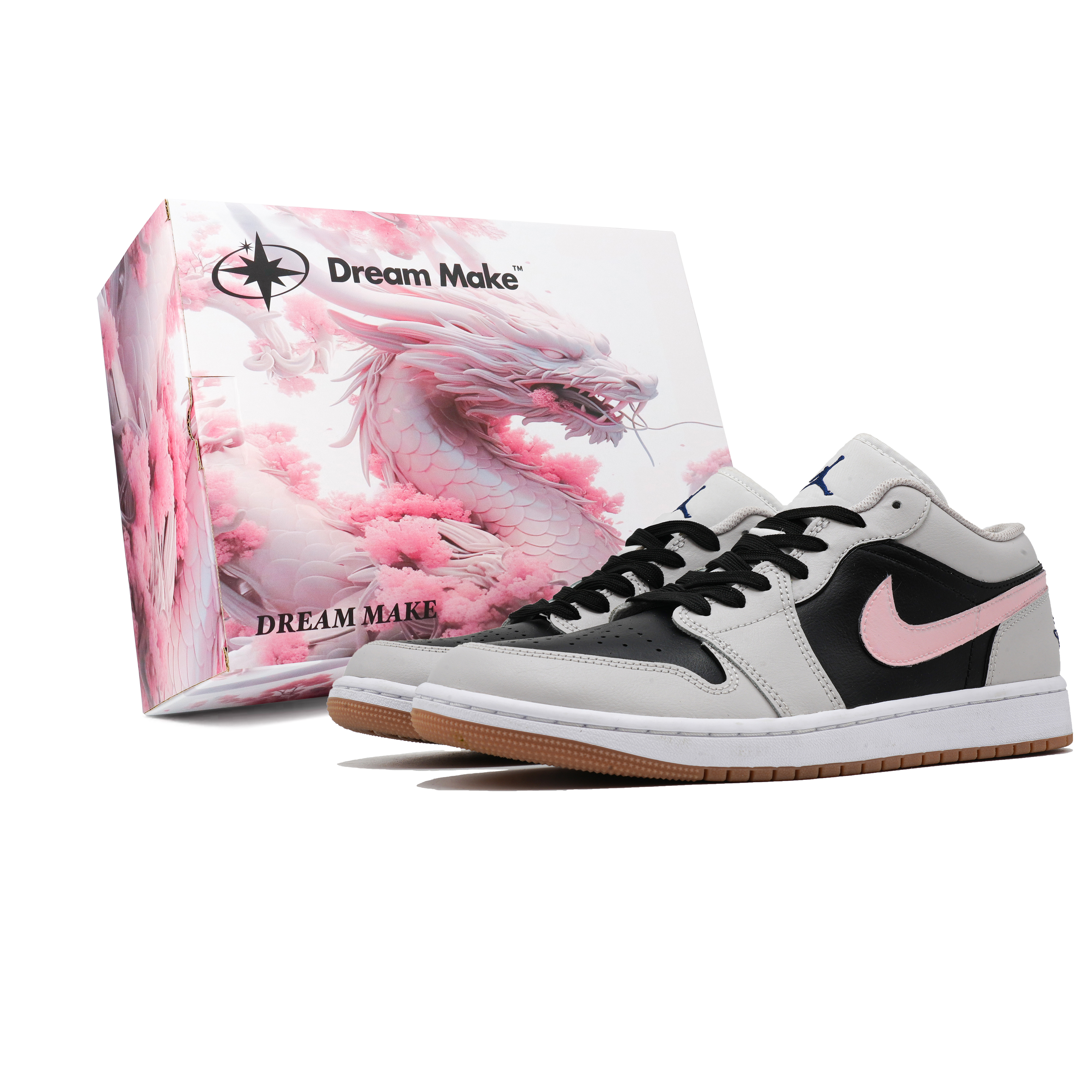 Jordan Air Jordan 1 Vintage Basketball Shoes Men’s Low Top Black