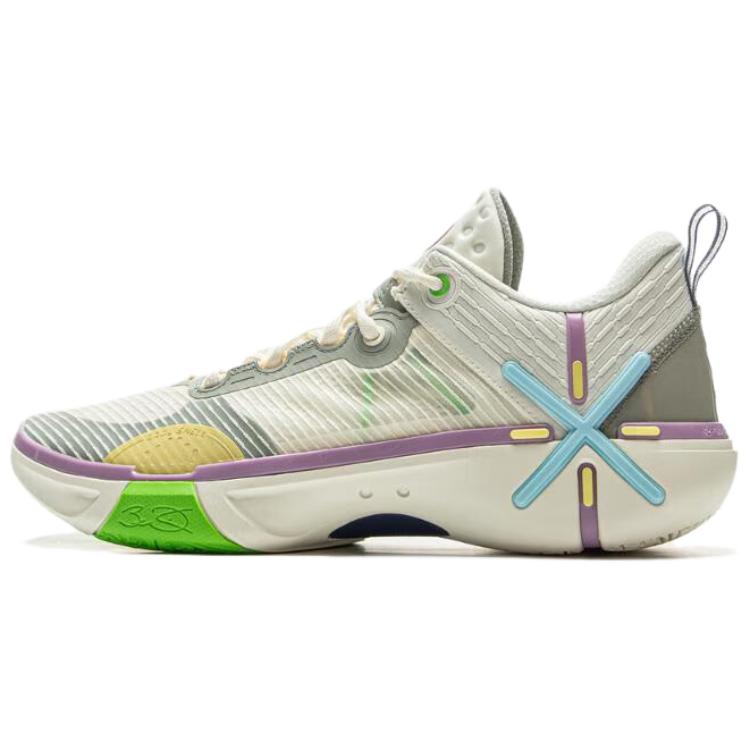 LiNing Wade Phantom 6 V2 Wade Phantom 6V2 Comfortable and versatile, non-slip and wear-resistant, low-top basketball shoes, men's beige