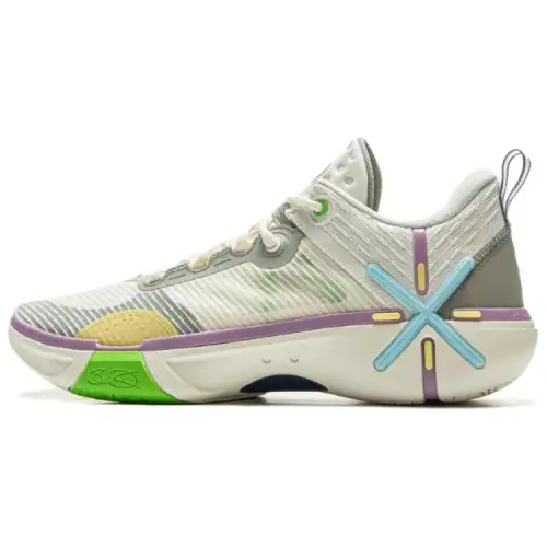 LiNing Wade Phantom 6 V2 Wade Phantom 6V2 Comfortable and versatile, non-slip and wear-resistant, low-top basketball shoes, men's beige