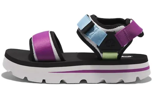 Timberland Euro Swift Beach Sandals Women's Black/Purple