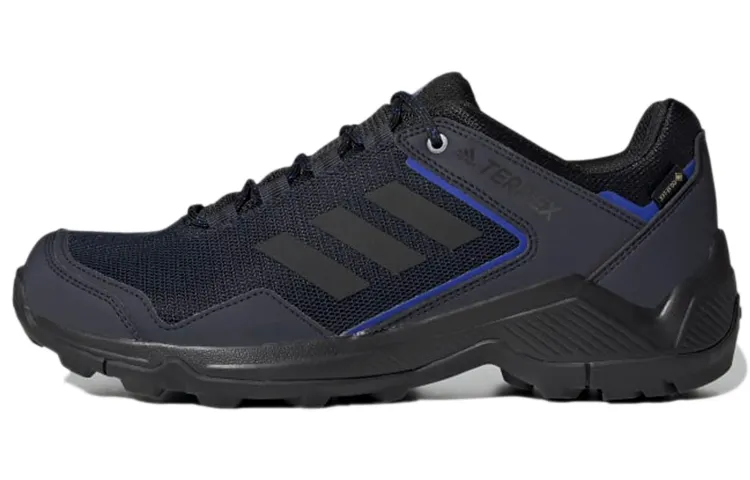 Adidas Terrex Eastrail Gore Te Abrasion Resistant Low top Hiking Shoes Men's Black Blue