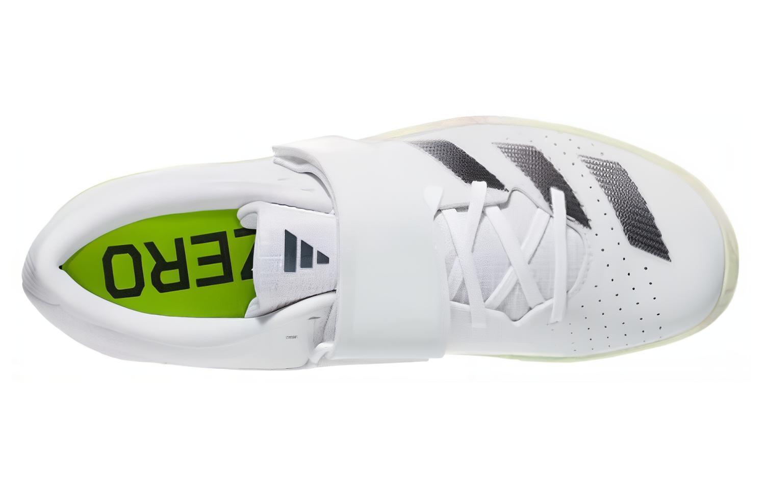 Adidas Adizero Cushioning Slip Resistant Low top Training Shoes Unisex White Gray