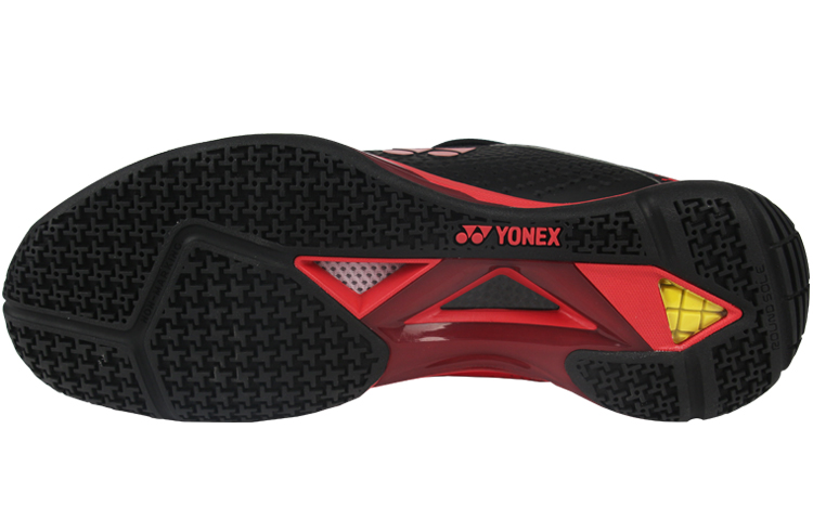 YONEX Power Cushion Breathable Lightweight Rebound Low top Badminton Shoes Men’s Black Red